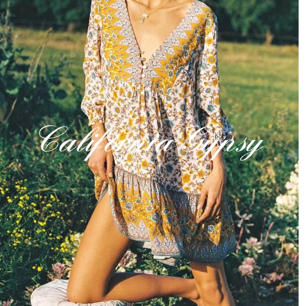 LAST ONE🎉Floral Shift Mini Dress - Picture 11 of 16